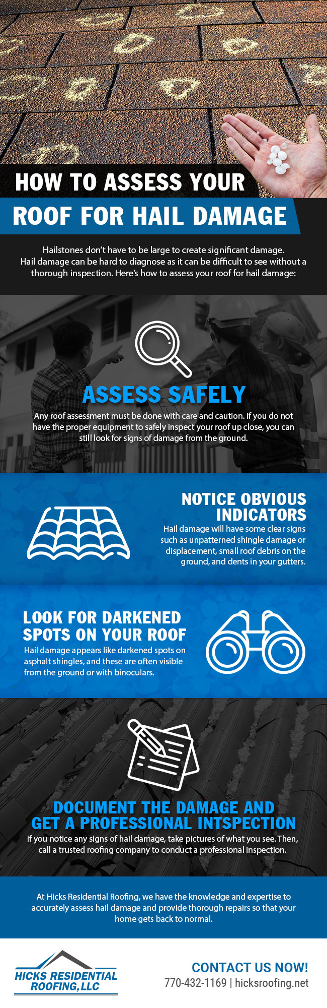 How to Assess Your Roof for Hail Damage 